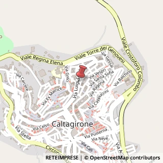 Mappa Via Luigi Sturzo, 90, 95041 Caltagirone, Catania (Sicilia)