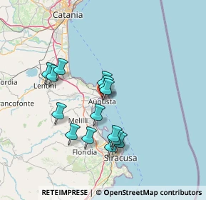 Mappa Vicolo Fiume, 96011 Augusta SR, Italia (14.185)