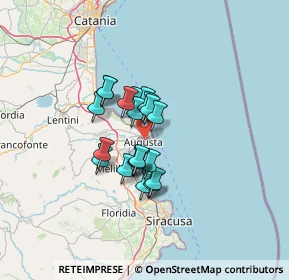 Mappa Vicolo Fiume, 96011 Augusta SR, Italia (9.7715)