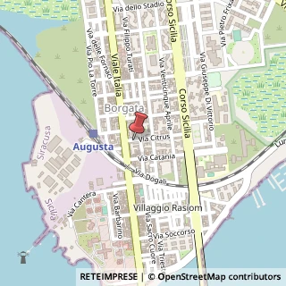 Mappa Via Citrus, 13, 96011 Augusta, Siracusa (Sicilia)
