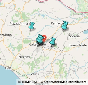 Mappa Contrada S.M. Poggirelli - Zona Industriale, 95041 Caltagirone CT, Italia (8.3775)