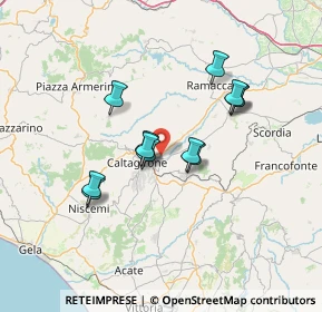 Mappa Contrada S.M. Poggirelli - Zona Industriale, 95041 Caltagirone CT, Italia (12.82333)