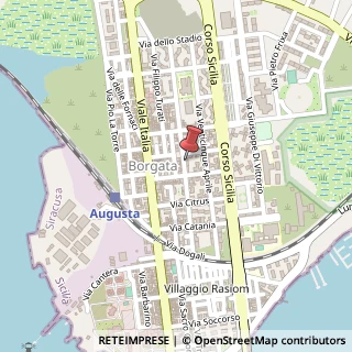 Mappa Via Antonio Gramsci, 23, 96011 Augusta, Siracusa (Sicilia)