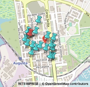 Mappa Via Luigi Capuana, 96011 Augusta SR, Italia (0.18)