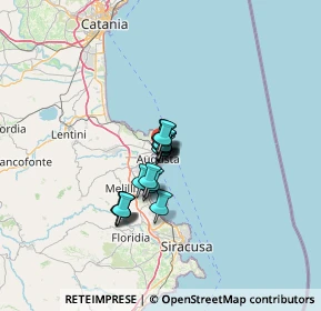 Mappa Lungomare Granatello, 96011 Augusta SR, Italia (7.96611)