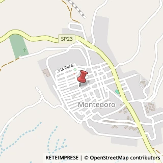 Mappa Via Vittorio Emanuele, 27, 93010 Montedoro CL, Italia, 93010 Montedoro, Caltanissetta (Sicilia)