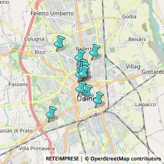 Mappa Via San Vito al Tagliamento, 33100 Udine UD, Italia (0.93417)