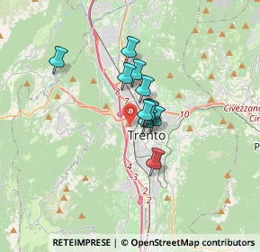 Mappa Piazza, 38122 Trento TN, Italia (2.06182)