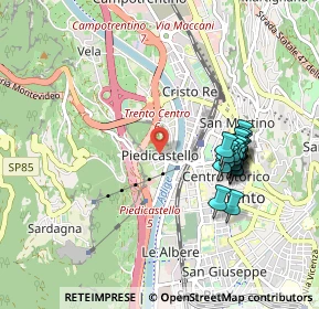 Mappa Piazza, 38122 Trento TN, Italia (0.886)