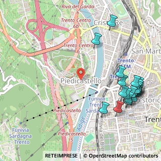 Mappa Piazza, 38122 Trento TN, Italia (0.6765)