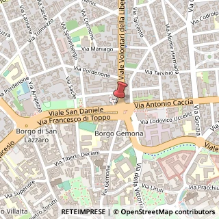 Mappa Viale San Daniele, 92, 33100 Udine, Udine (Friuli-Venezia Giulia)