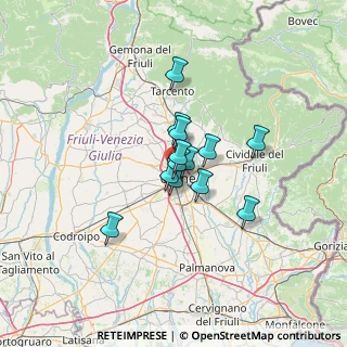 Mappa Via Passons, 33100 Udine UD, Italia (7.97692)