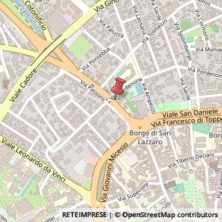 Mappa Via Martignacco, 21, 33100 Udine, Udine (Friuli-Venezia Giulia)
