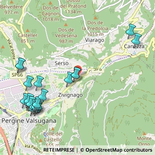Mappa SP 8, 38057 Pergine Valsugana TN, Italia (1.3755)