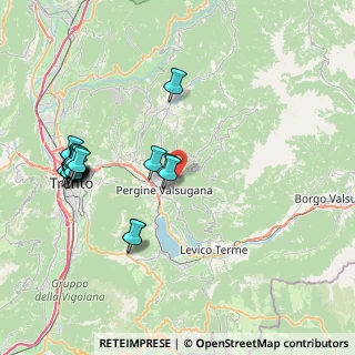 Mappa SP 8, 38057 Pergine Valsugana TN, Italia (8.885)