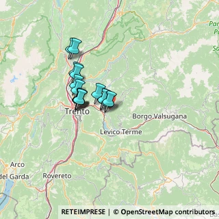 Mappa SP 8, 38057 Pergine Valsugana TN, Italia (9.31118)