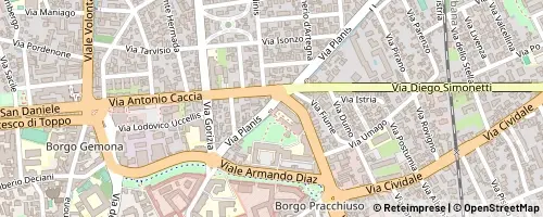 Mappa Údine