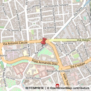 Mappa Via Planis, 20, 33100 Udine, Udine (Friuli-Venezia Giulia)