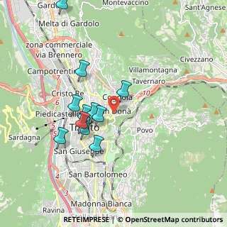 Mappa Loc. San Donà, 38122 Trento TN, Italia (1.68818)