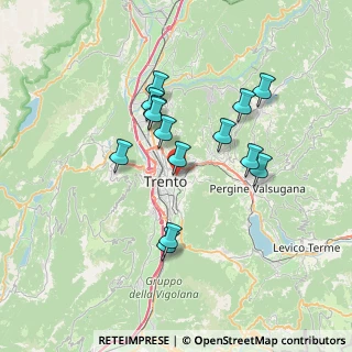 Mappa Loc. San Donà, 38122 Trento TN, Italia (6.11786)