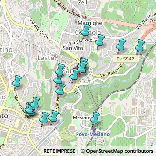 Mappa Località S. Donà, 38122 Trento TN, Italia (0.562)