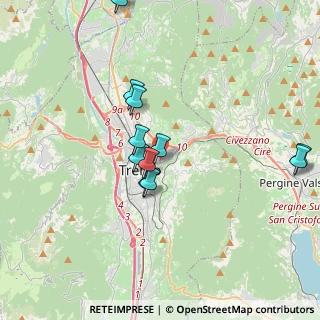 Mappa Località S. Donà, 38122 Trento TN, Italia (3.81333)