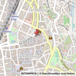 Mappa Via Giovanelli, 2, 38122 Trento, Trento (Trentino-Alto Adige)