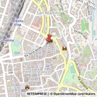Mappa Via del Suffragio, 36, 38122 Trento, Trento (Trentino-Alto Adige)