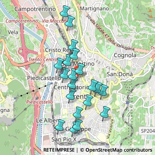 Mappa Passaggio Teatro Osele, 38122 Trento TN, Italia (0.8735)