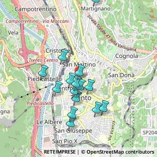 Mappa Passaggio Teatro Osele, 38122 Trento TN, Italia (0.832)