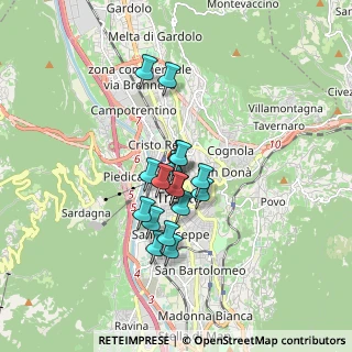 Mappa Passaggio Teatro Osele, 38122 Trento TN, Italia (1.18588)