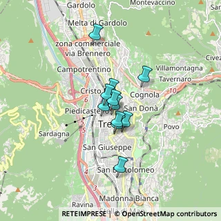 Mappa Passaggio Teatro Osele, 38122 Trento TN, Italia (0.98818)