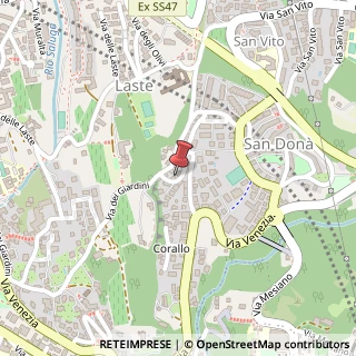Mappa Via per l'Osservatorio, 40, 38122 Trento, Trento (Trentino-Alto Adige)