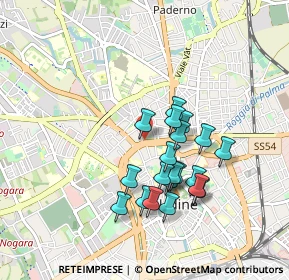 Mappa Viale S. Daniele, 33010 Udine UD, Italia (0.7665)