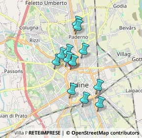 Mappa Viale S. Daniele, 33010 Udine UD, Italia (1.29917)