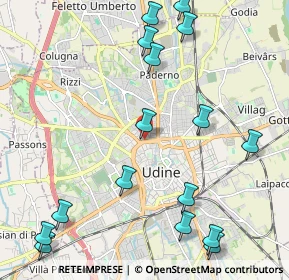 Mappa Viale S. Daniele, 33010 Udine UD, Italia (2.66438)
