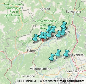 Mappa Via Volpere, 32035 Santa Giustina BL, Italia (10.178)