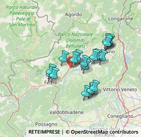 Mappa Via Volpere, 32035 Santa Giustina BL, Italia (11.20053)