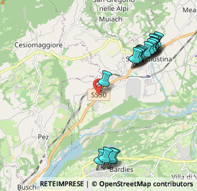 Mappa Via Volpere, 32035 Santa Giustina BL, Italia (2.2675)