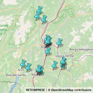 Mappa Via della Saluga, 38122 Trento TN, Italia (14.591)