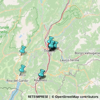 Mappa Via della Saluga, 38122 Trento TN, Italia (9.19923)