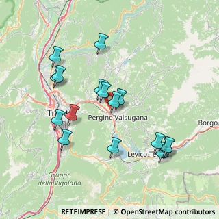 Mappa Località Maso Grillo, 38057 Trento TN, Italia (7.5525)