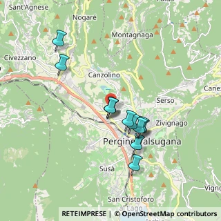 Mappa Località Maso Grillo, 38057 Trento TN, Italia (1.485)
