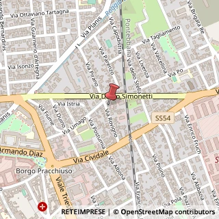 Mappa Via Rovigno, 43, 33100 Udine, Udine (Friuli-Venezia Giulia)