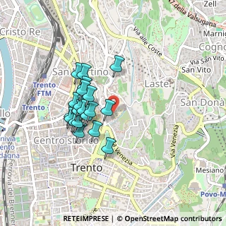 Mappa Via della Cervara, 38122 Trento TN, Italia (0.3585)