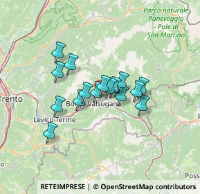 Mappa 38050 Telve TN, Italia (9.43)