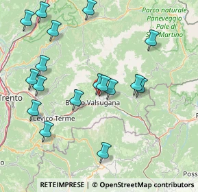 Mappa 38050 Telve TN, Italia (17.00471)