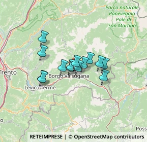 Mappa 38050 Telve TN, Italia (8.57714)