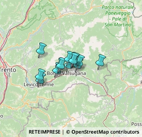 Mappa 38050 Telve TN, Italia (6.88615)