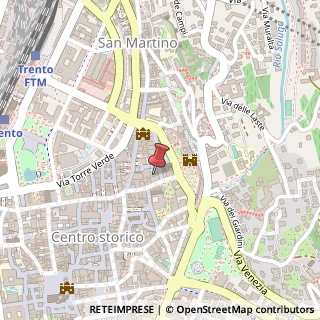 Mappa Via San Marco, 27, 38122 Trento, Trento (Trentino-Alto Adige)